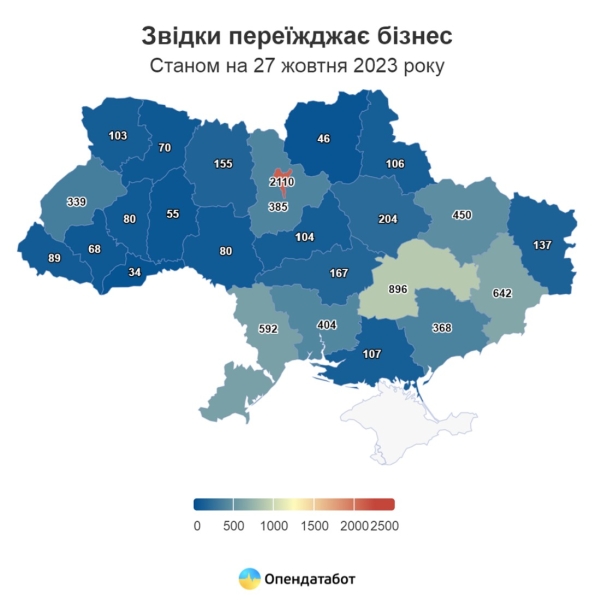 Через війну релокувалися майже 8000 компаній: звідки переїжджали й куди (ІНФОГРАФІКА) - INFBusiness