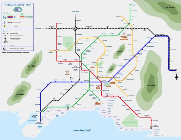 Афіни планують збільшити мережу метро на третину - INFBusiness