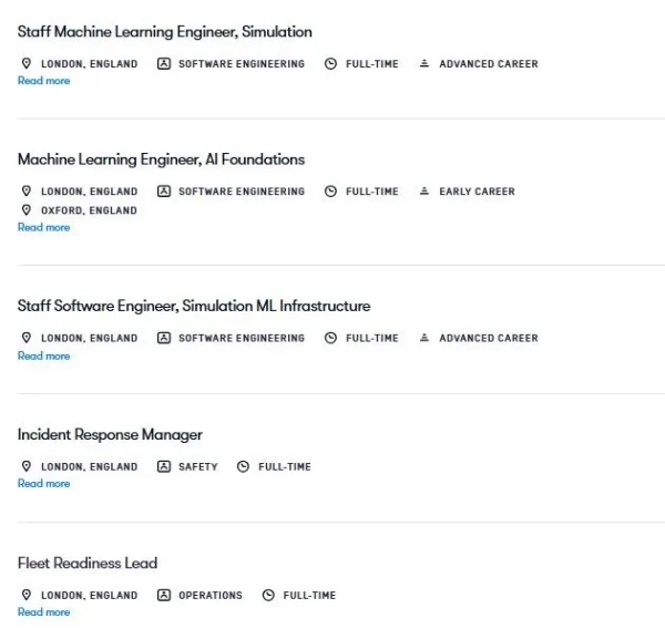 Чи це найбільший натяк на те, що Лондон ось-ось отримає роботаксі?
