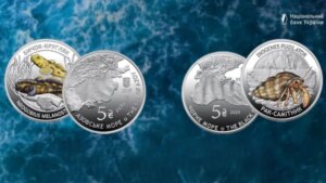 НБУ презентував монети з раком-відлюдником і бичком-голованем