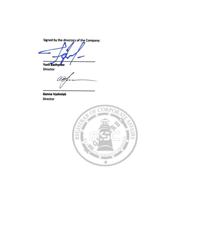NotAMC 3C Capital Ltd.BC NO. 2116919THE BVI BUSINESS COMPANIES ACT, 2004(in Voluntary Liquidation) AMC 3C Capital Ltd. Announces Voluntary Liquidation Under BVI Business Companies Act - INFBusiness