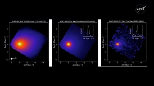 NASA опублікує нові фотографії 3I/Atlas
