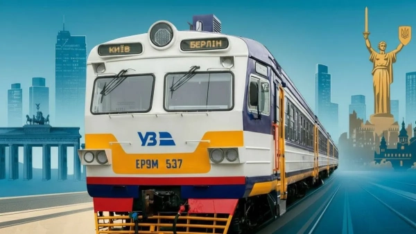 Потяг Київ-Берлін Фото: Укрзалізниця Потяг Київ-Берлін Фото: Укрзалізниця