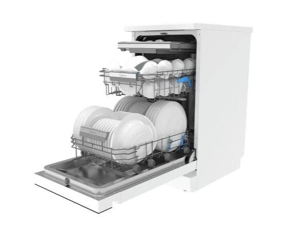 Яка посудомийка економить більше води: Beko BDFS26130WA або Midea MFD45S510Wi