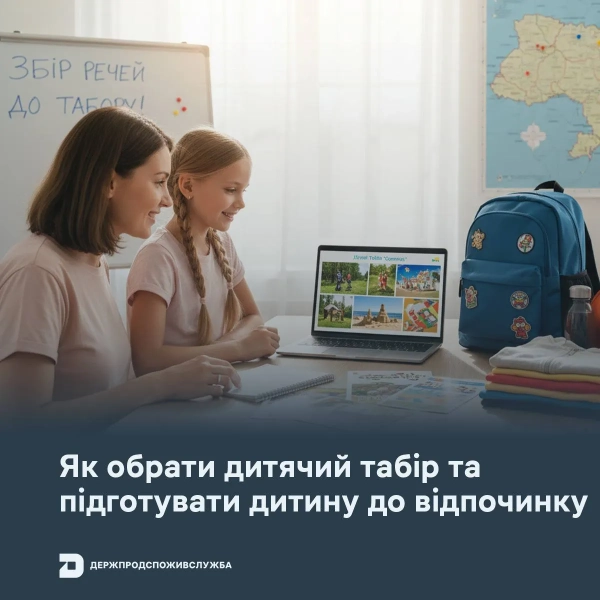 Підготовка до літнього табору Фото: Держпродспоживслужба