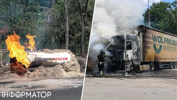 Повторна атака дрона на АЗС у Харкові