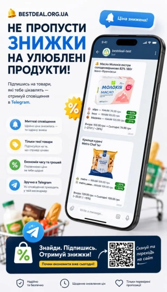 Застосунок про знижки в супермаркетах Застосунок про знижки в супермаркетах