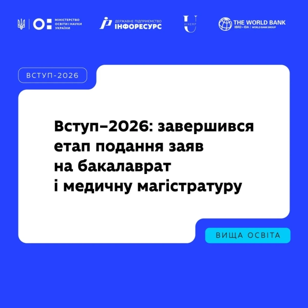 1 серпня о 18:00 закрились заяви на бакалаврат 1 серпня о 18:00 закрились заяви на бакалаврат