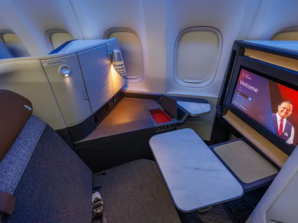 The new American 777-300ER flagship business class.