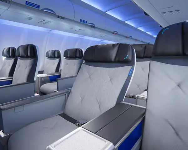 Rendering of JetBlue first class.