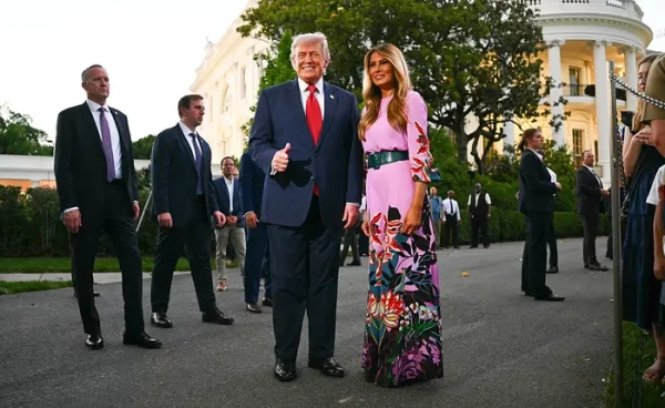 Дональд Трамп та Меланія Трамп на Конгресі Пікніку.