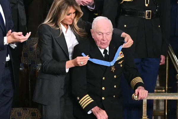 Меланія Трамп на зверненні "Стан держави" 2026 року.