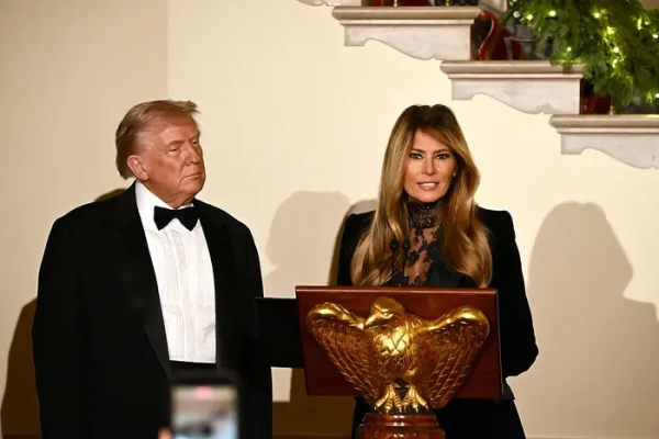 Дональд Трамп та Меланія Трамп у Білому домі.