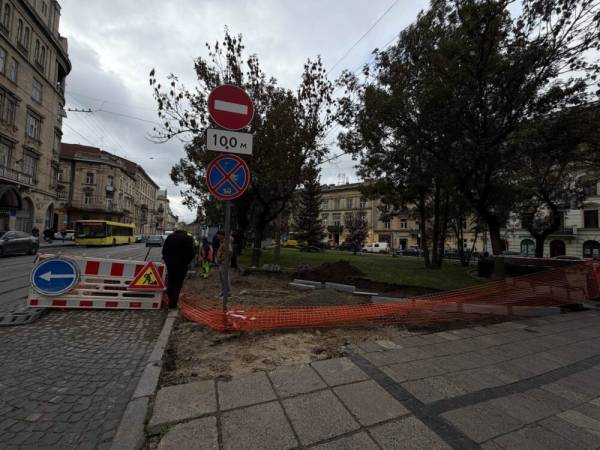 Зміна кутів тротуару