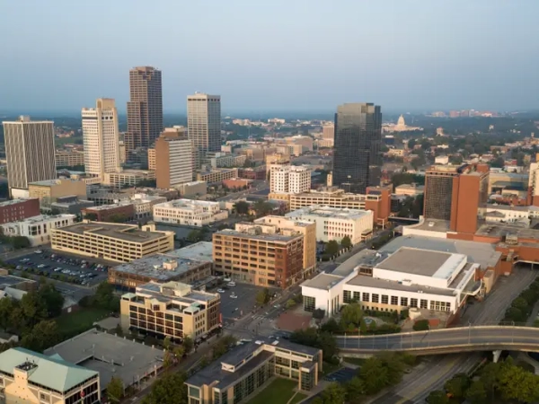 Buildings in Little Rock, Arkansas.