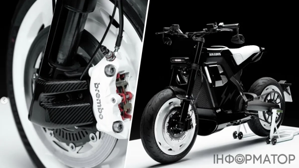 Brabus показав ексклюзивний електромотоцикл Urban E Fragment Edition