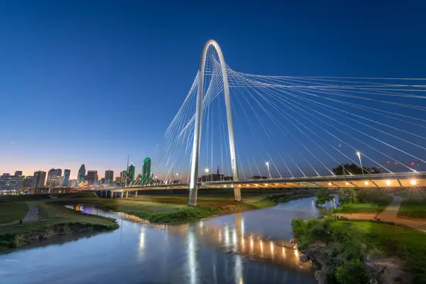 Margaret Hunt Hill Bridge in Dallas, TX